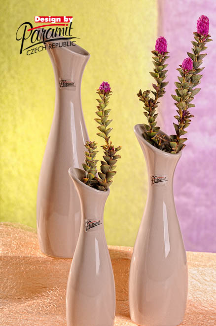Soffi váza béž.20 cm 11029-20C
