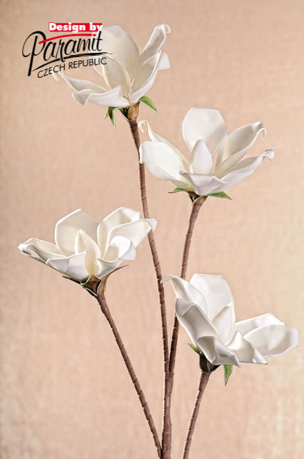 Kvet dekor.biela105cm 3-75W