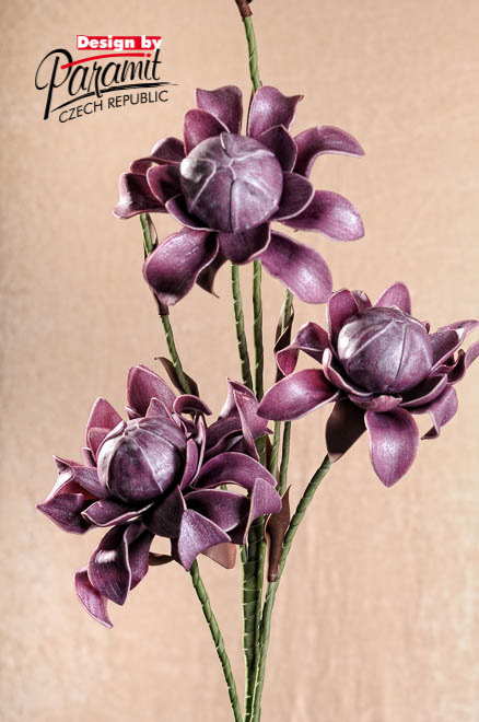 Kvet dekor.fialová114cm 3-79L