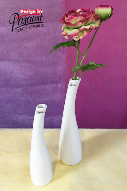 Tina váza biiel.25cm12020-25W