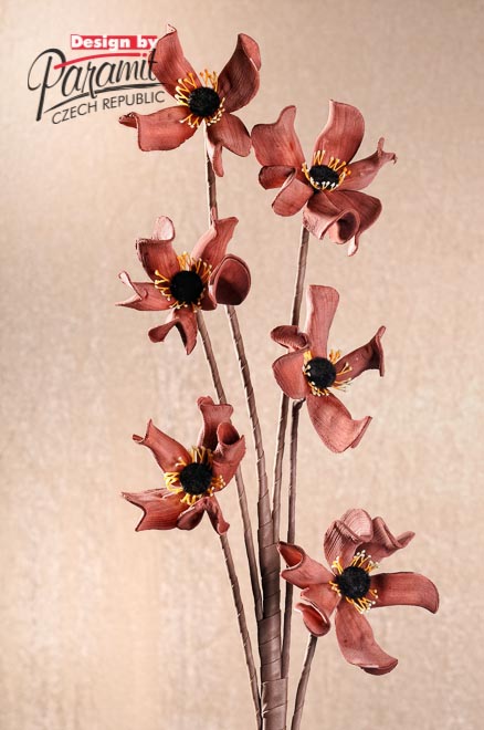 Kvet dekor,skor.hned.113cm 3-93B1