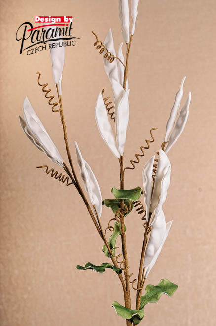 Kvet dekor.biel 95cm3-169W
