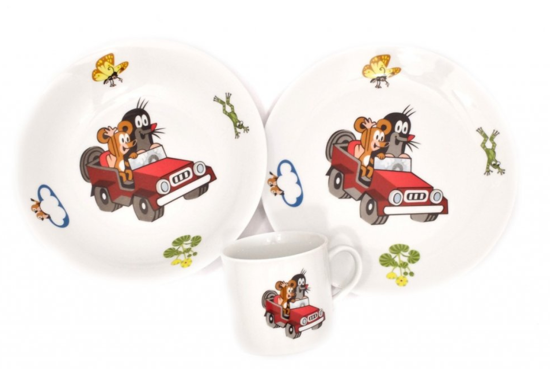 Detská súprava 3d. 26156 KRTKO AUTO