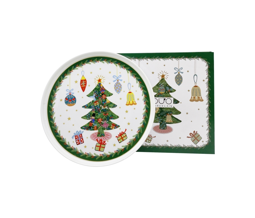 AROUND Christmas TREE Tanier plytký 26cm