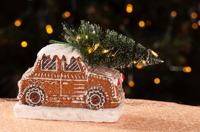 Perníkové auto 17cm X606