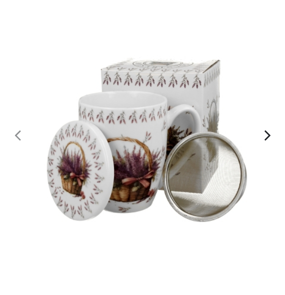 Basket LAVENDER Hrnček + sitko