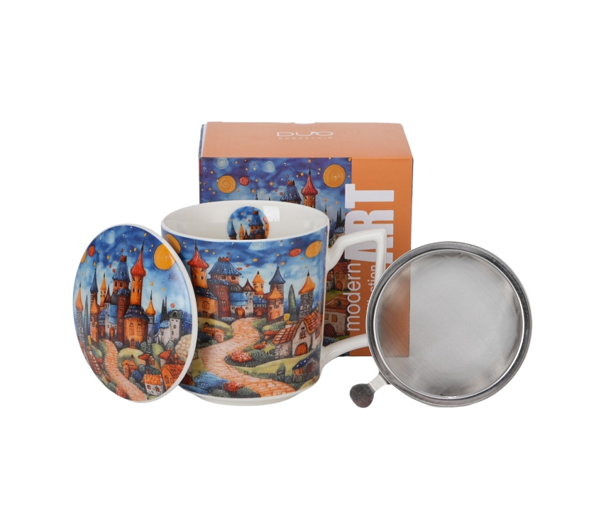 SLEEPY Kingdom Hrnček 450ml+sitko