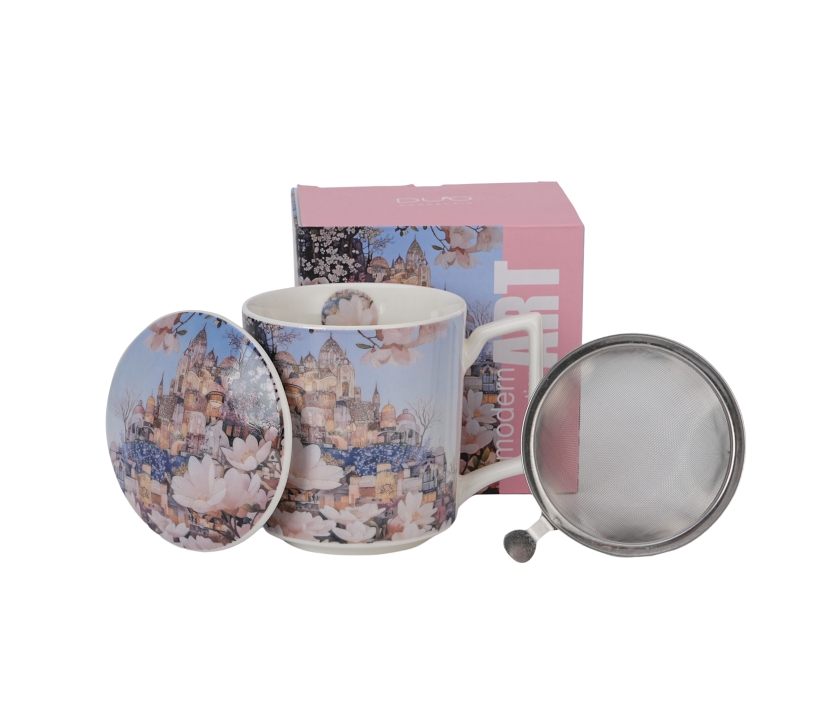 City of Magnolia Hrnček 450ml+sitko