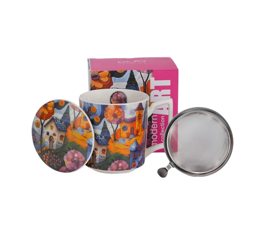 Modern COUNTRYSIDE Hrnček 450ml+sitko