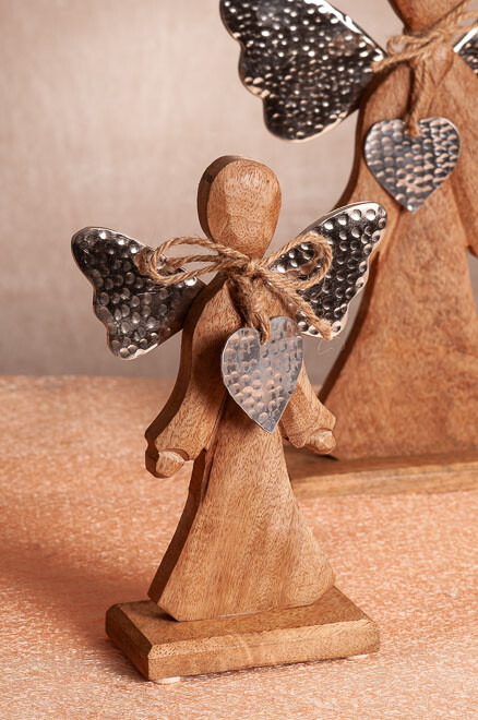 Drevený anjel 25 cm Illaria 33059-25