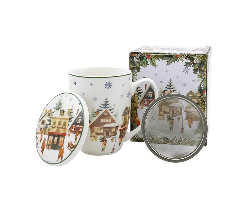 Christmas Vilage Hrnček sitko