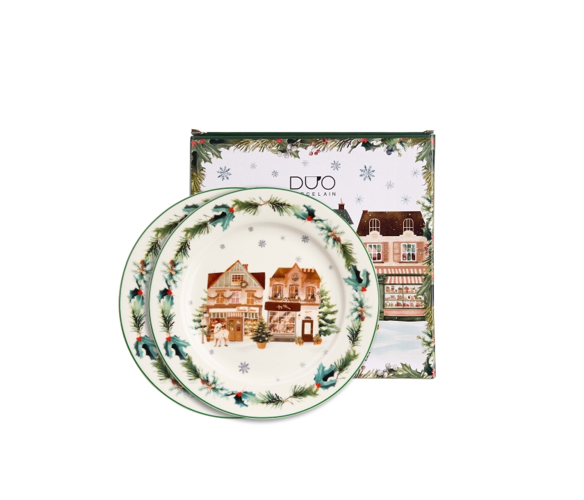 Christmas CITY 2 Tanier dezertný 2ks