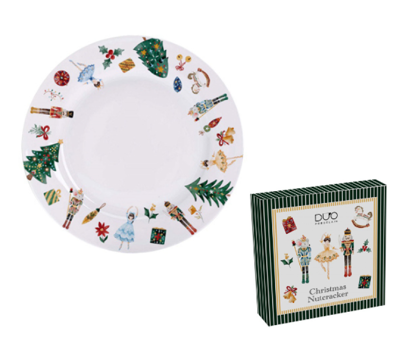 Christmas NUTRACKER Tanier plytký