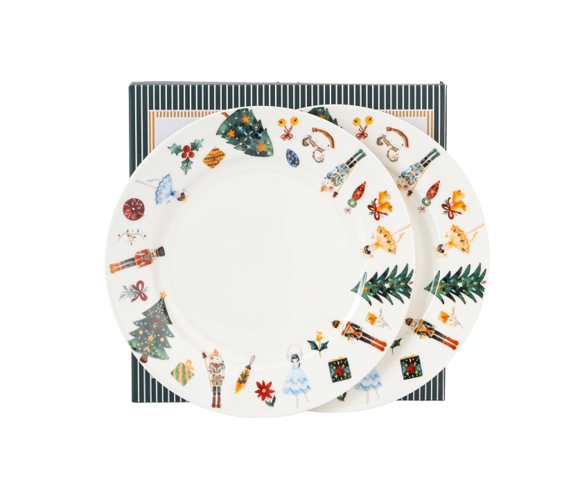 Christmas NUTRACKER Tanier dezertný 2ks