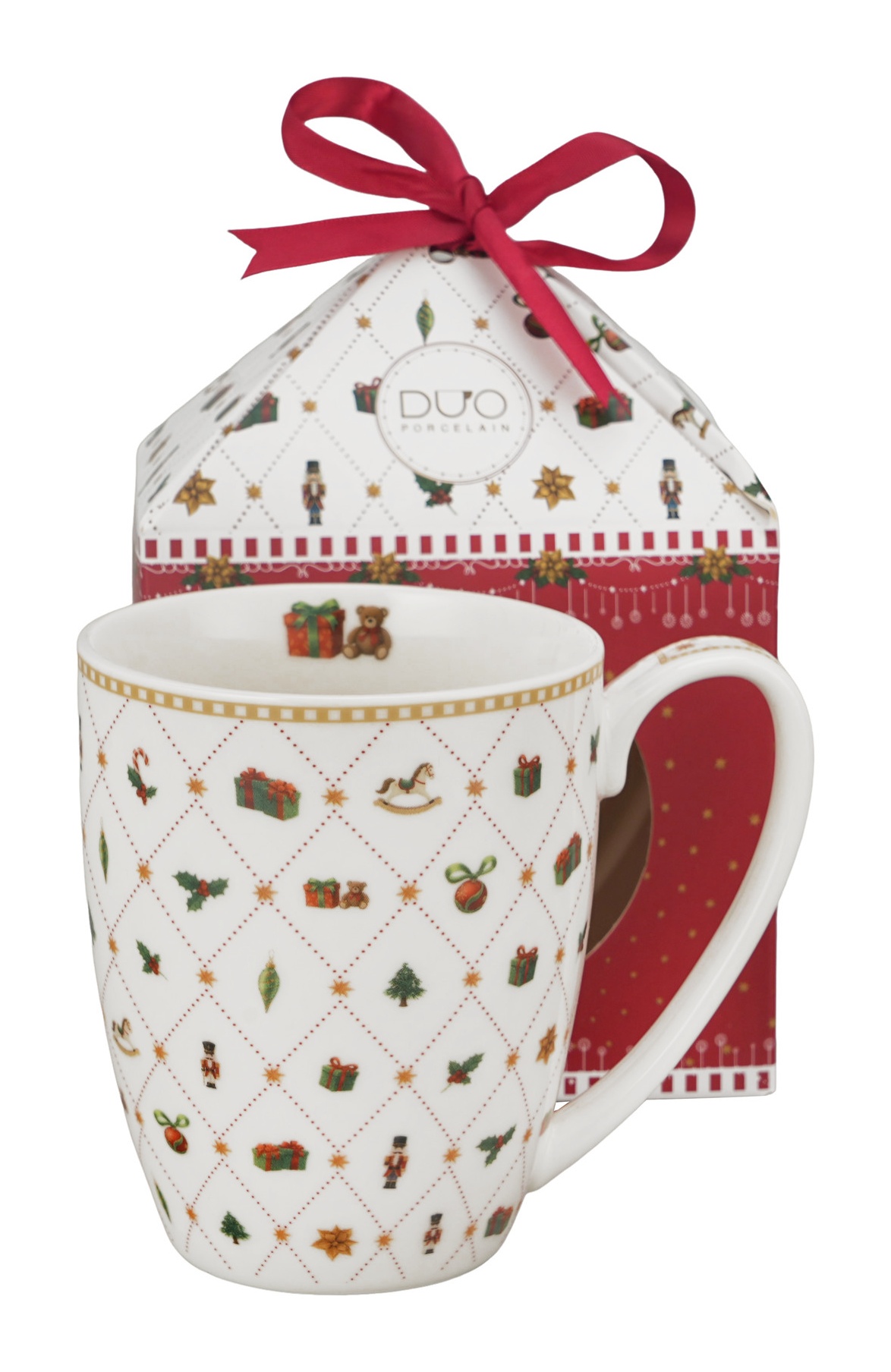 Ornament Joy Hrnček 380ml box stuha