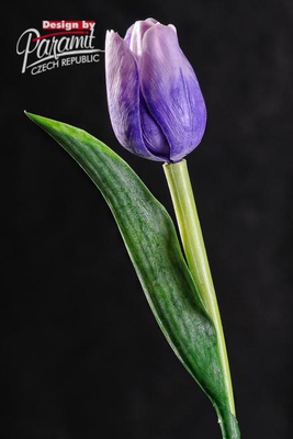 Tulipan kvet 40 cm 107 V1 svetlo fialová