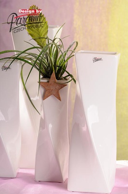 Xenie váza bílá 32 cm 11031-32