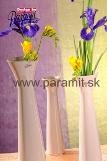 Sisi váza biéžová40cm 11070-40C