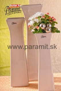 Cedreta váza béž.25cm 11062-25C