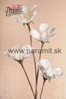 Kvet dekor.biela105cm 3-75W