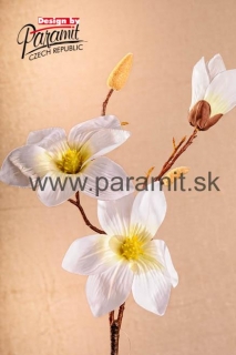 Kvet dekor, biela70cm 3-88W