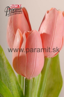 Tulipan kvet 40 cm 107P7 retro ruzova