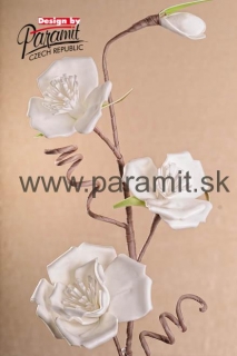 Kvet dekor.biela.72cm3-173W