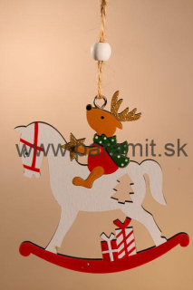 Koník drevo 10cm X333